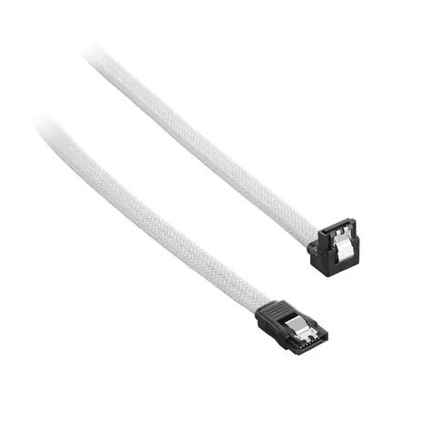 CableMod ModMesh Pravoúhlý SATA 3 Kabel 60cm - bílá