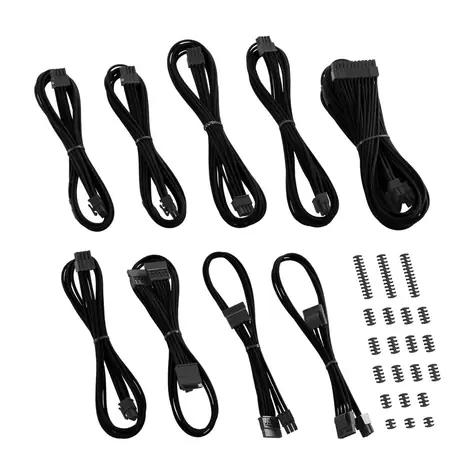 CableMod Classic ModMesh RT-Series Kabel Kit pro ASUS ROG & Seasonic - černá