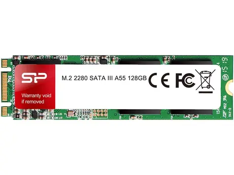 Silicon Power M.2 2280 A55 128GB / Interní SSD / M.2 / SATA III / čtení:560MBs / zápis:530MBs / TLC