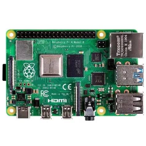 Raspberry PI 4 Model B 4GB / Broadcom BCM2711 ARM Cortex-A72 – 1.5GHz / 4 GB / micro HDMI / Wi-Fi