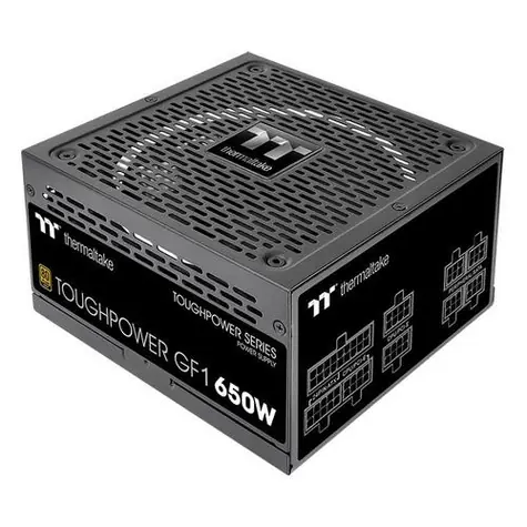 THERMALTAKE Toughpower GF1 650W / aktivní PFC / ATX 12V 2.4 / 140mm ventilátor / 80PLUS Gold / černá