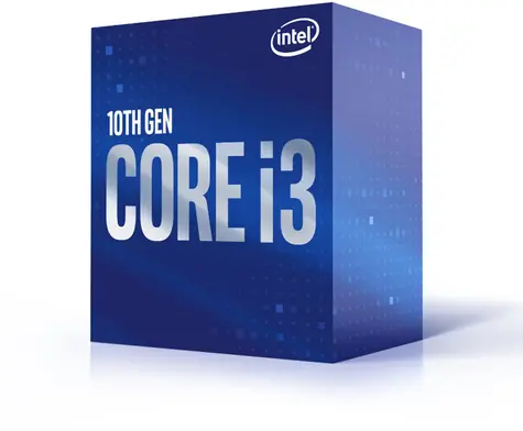 Intel Core i3-10100 @ 3.6GHz / TB 4.3GHz / 4C8T / 6MB / UHD Graphics 630 / 1200 / Comet Lake / 65W