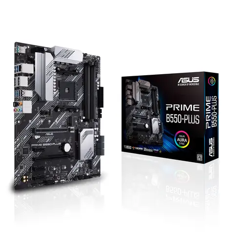 ASUS PRIME B550-PLUS / AMD B550 / DDR4 / SATA III RAID / USB / GLAN / M.2 / sc.AM4 / ATX