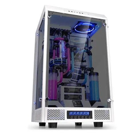 THERMALTAKE The Tower 900 Snow Edition bílá / E-ATX / bez zdroje / USB 3.0 / průhledná bočnice