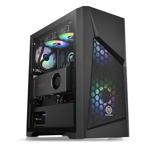 THERMALTAKE Commander G32 TG ARGB černá / midi tower / USB / bez zdroje / ATX / průhledná bočnice