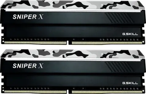 G.Skill Sniper X Series 32GB (2x16GB) 3200 MHz Urban černá / DDR4 / CL 16 / 1.20V / XMP 2.0 / Non-ECC / Un-Registred 