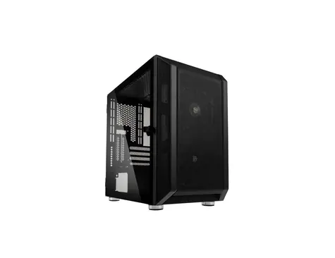 Kolink Citadel MESH černá / M-ATX / 2xUSB 3.0 + 1xUSB 2.0 / 2x120 mm / bez zdroje / průhledná bočnice
