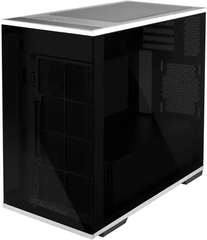 Silverstone SST-LD01B Lucid černá / M-ATX / 2xUSB 3.0 + 1xUSB-C / bez zdroje / průhledná bočnice
