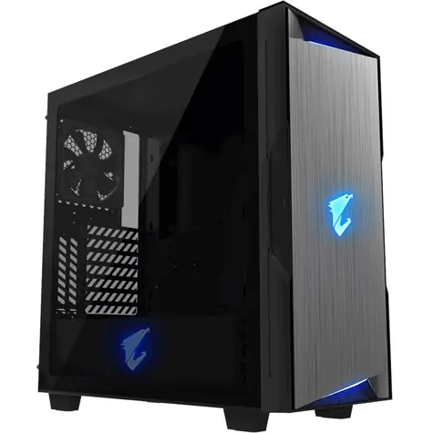 GIGABYTE AORUS C300 Glass černá / ATX / 2xUSB 3.0 + 1xUSB-C / 2x120mm / bez zdroje / průhledná bočnice