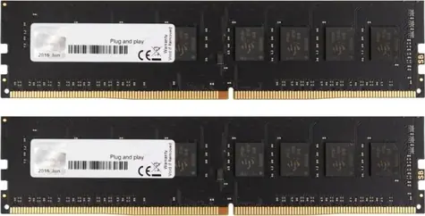 G.SKill Value 16GB(2x8GB) 2666MHz / DDR4 / CL19-19-19-43 / Unbuffered / Non-ECC / 1.2V