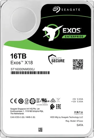 Seagate Exos X18 16TB SATA III / HDD / 3.5