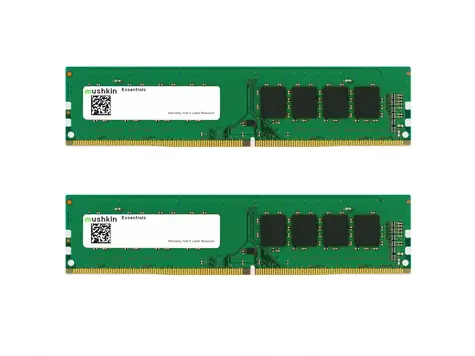 Mushkin Essentials 32GB (2x16GB) 3200MHz - DIMM / DDR4 / DIMM / PC4-3200 / CL22-22-22-52  / 1.2V 
