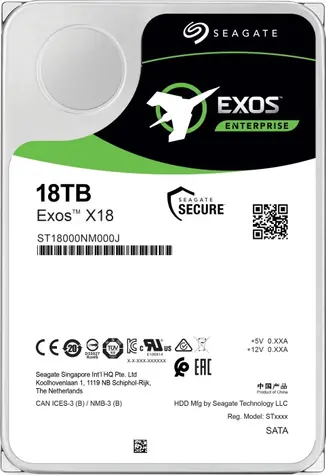 Seagate Exos X18 18TB / HDD / 3.5