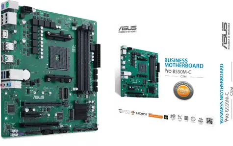 ASUS PRO B550M-C CSM / AMD B550 / DDR4 / SATA III RAID / USB / GLAN / M.2 / sc.AM4 / m-ATX