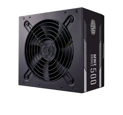 CoolerMaster MWE 500 White V2 BULK / 500W / ATX 12V V2.52 / aktivní PFC / 80PLUS / 12cm fan