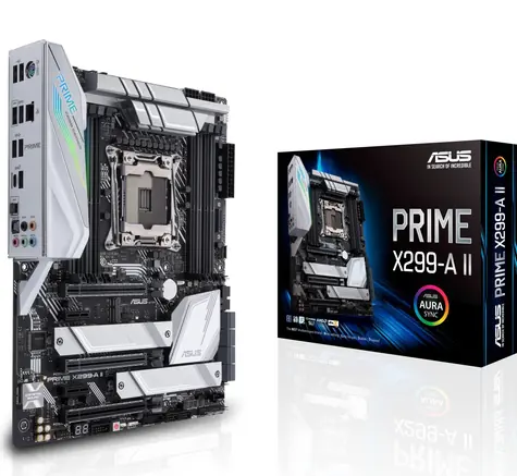 ASUS PRIME X299-A II / X299 / LGA 2066 / 8x DDR4 / 3x PCIEx16 / 8x SATA III / 2x M.2 / 8x USB 3.2 
