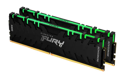 Kingston FURY Renegade RGB 16GB (2x 8GB) DDR4 3000MHz / CL15 / DIMM / 1.35V / Non-ECC / Un-Registered 