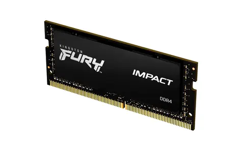 Kingston FURY Impact 8GB (1x 8GB) DDR4 3200MHz / CL20 / SO-DIMM / 1.2V / Non-ECC / Un-Registered