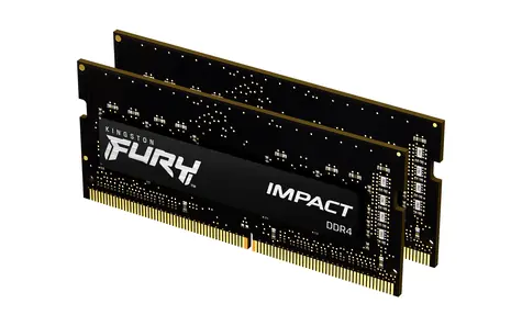 Kingston FURY Impact 16GB (2x 8GB) DDR4 3200MHz / CL20 / SO-DIMM / 1.2V / Non-ECC / Un-Registered