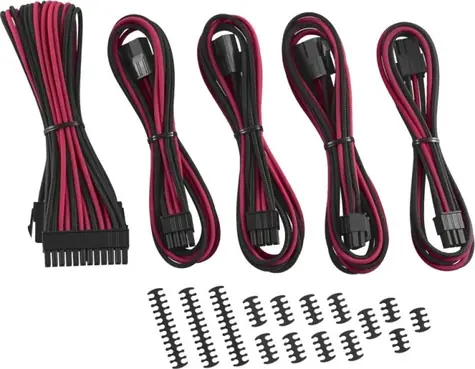 CableMod Classic ModMesh Kabel Extension Kit 8+6 pin PCIe - černo-červená