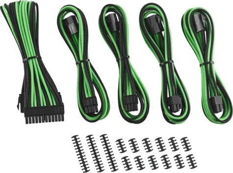 CableMod Classic ModMesh Kabel Extension Kit 8+8 pin PCIe - černo-zelená