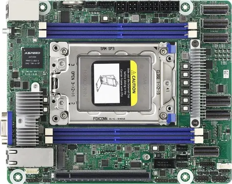 ASRock ROMED4ID-2T / AMD Epyc 7002 / AMD SP3 / 8x SATA / 4x DDR4 / LAN / mini-ITX