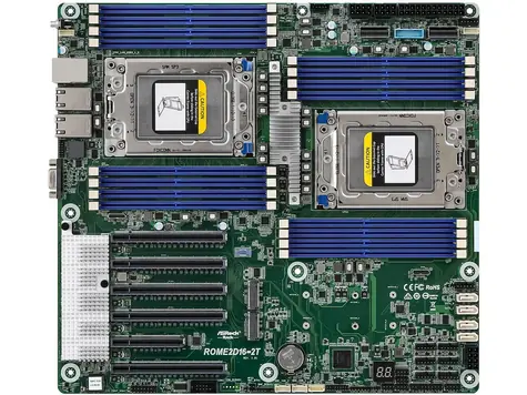 ASRock ROME2D16-2T / AMD Epyc 7002 / AMD SP3 / 21x SATA / 16x DDR4 / LAN / EEB