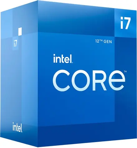 Intel Core i7-12700 @ 3.6GHz / TB 4.9GHz / 12C20T / L2 12MB / UHD Graphics 770 / 1700 / Alder Lake / 180W