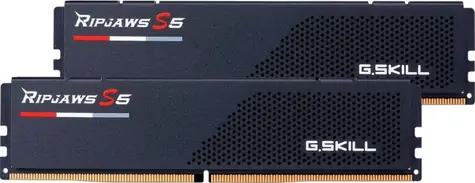 G.Skill Ripjaws S5 Black 32GB (2x16GB) 5200MHz / DDR5 / PC5-41600 / CL36-36-36-83 / 1.2V / XMP 3.0 