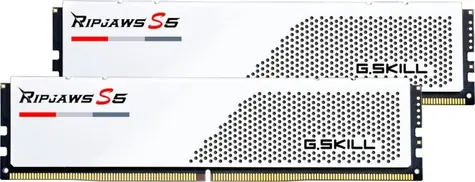 G.Skill Ripjaws S5 White 32GB (2x16GB) 5200Mhz / DDR5 / PC5-41600 / CL40-40-40-83 / 1.1V / XMP 3.0 