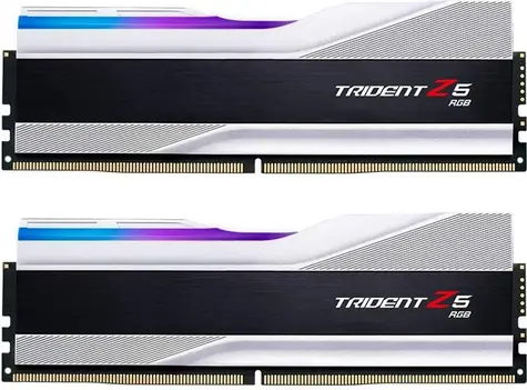 G.Skill Trident Z5 RGB Silver 32GB (2x16GB) 6000MHz / DDR5 / PC5-48000 / CL40-40-40-96 / 1.35V / XMP 3.0 
