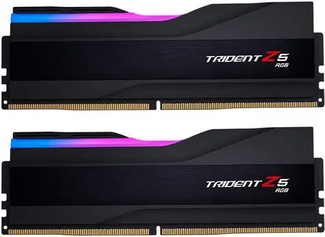 G.Skill Trident Z5 RGB Black 32GB (2x16GB) 6400MHz / DDR5 / PC5-51200 / CL32-39-39-102 / 1.4V / XMP 3.0 