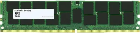 Mushkin Proline 32GB (1x32GB) 2666MHz / DDR4 / DIMM / CL19-19-19-43 / REG / ECC / 1.2V / dual rank x4