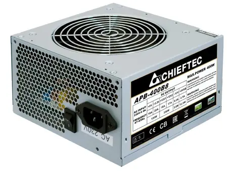 CHIEFTEC APB-400B8 Value series / ATX / 400W / 80 Plus White / Aktivní PFC / 120 mm