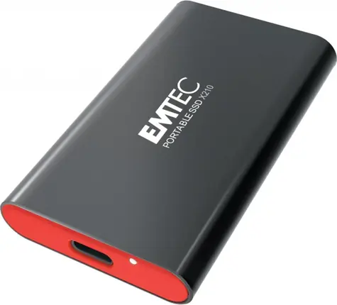 EMTEC Elite X210 256GB SSD černá / Externí SSD / čtení: 500 MBs / zápis: 500 MBs / USB-C 3.1 / 3y