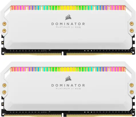 Corsair Dominator Platinum RGB White 32GB (2x16GB) 3200 MHz / DDR4 / PC4-25600 / CL16-20-20-38 / 1.35V / XMP2.0