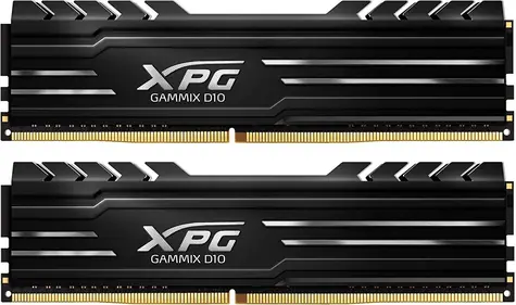 ADATA XPG Gammix D10 16GB (2x8GB) 3600MHz černá / DIMM / DDR4 / CL18-22-22 / 1.35V / XMP