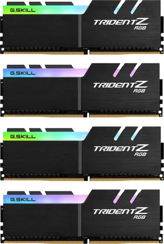 G.Skill Trident Z RGB 128GB (4x32GB) 4000MHz / DDR4 / CL18-22-22-42 / 1.4V / XMP 2.0