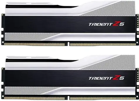 G.Skill Trident Z5 Silver 32GB (2x16GB) 6000MHz / DDR5 / CL40-40-40-96 / 1.35V / XMP 3.0 / on-die ECC 