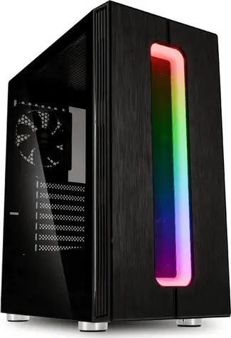 Kolink Nimbus RGB černá / ATX / 1xUSB 3.0 + 2xUSB 2.0 / 1x 120 mm / bez zdroje / průhledná bočnice / Prachový filtr