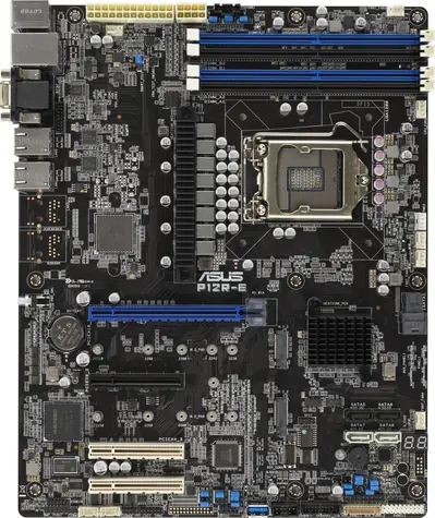ASUS P12R-E / LGA 1200 / 4x DDR4 / 1x PCIex16 / 3x PCIex8 / 2x M.2 / ATX