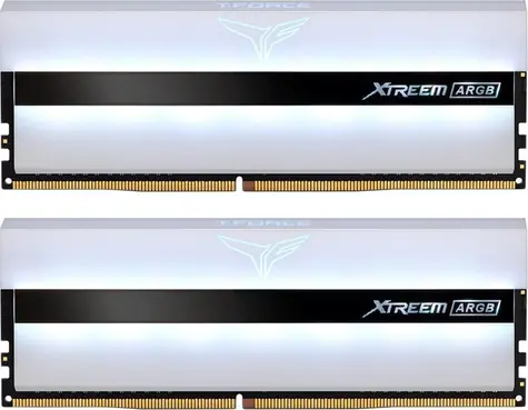 TeamGroup T-Force Xtreem ARGB 16GB(2x8GB) 3200 MHz bílá / DDR4 / CL14-14-14-34 / 1.35V / XMP 