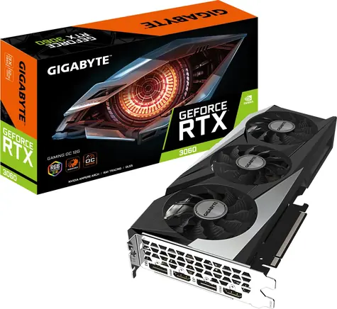 GIGABYTE RTX 3060 GAMING OC 12G rev. 2.0 / 1837MHz / 12GB GDDR6 / 192-bit / 2x HDMI+2x DP / 170W (8)
