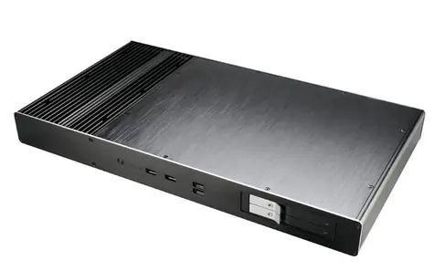 Akasa Galileo TU 1U / Thin-Mini-ITX / bez zdroje / do racku / OEM