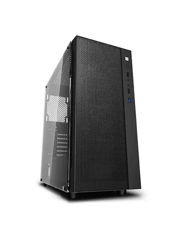 DEEPCOOL MATREXX 55 MESH černá / E-ATX / 2xUSB 2.0 + 1xUSB 3.0 / bez zdroje / průhledná bočnice 
