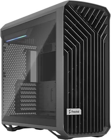 Fractal Design Torrent Gray TG Light Tint šedá / E-ATX / 1x USB 3.1 Type C + 2x USB 3.0 / bez zdroje / p. bočnice