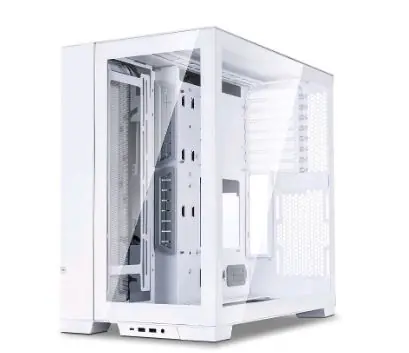 Lian Li O11 Dynamic EVO bílá / E-ATX / 4x USB 3.0 + 1x USB 3.1 C / Bez zdroje / průhledná bočnice