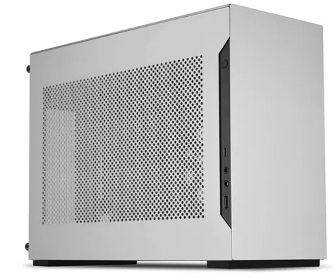Lian Li DAN Cases A4-H2O A4 stříbrná / mini-ITX / PCIE4.0 Riser cable / Bez zdroje / 2x USB 3.0C + 1x USB 3.1C 