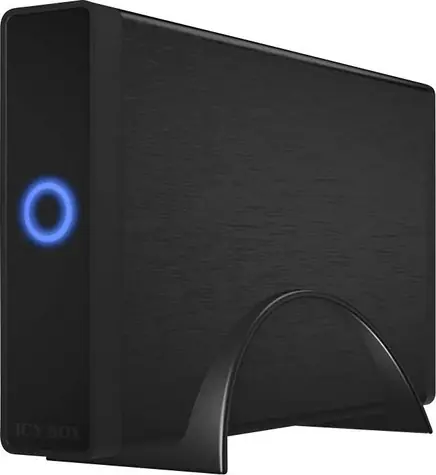 Icy Box IB-377U3 černá / Externí box pro 1x HDD / USB 3.0 Type A / LED indikátor