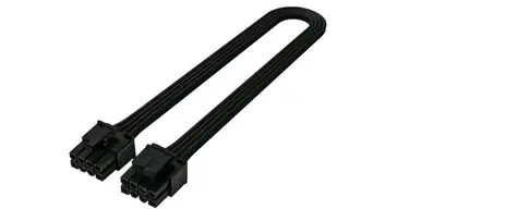 SilverStone Kabel 8-pin ATX > 4+4-pin 35 cm černá / pro modulární zdroje SilverStone